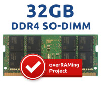Arbeitsspeicher 32GB DDR4 SO-DIMM overRAMing Project