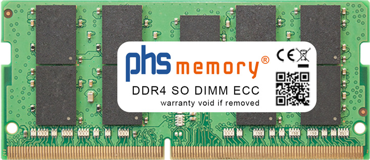 Arbeitsspeicher DDR4 SO-DIMM ECC Beispiel von phs-memory