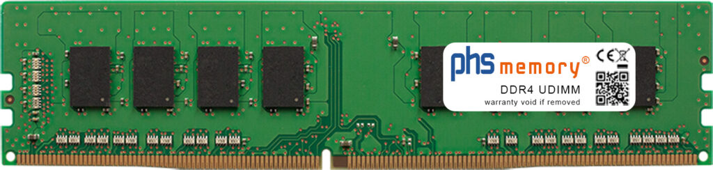 Arbeitsspeicher DDR4 UDIMM Beispiel von phs-memory