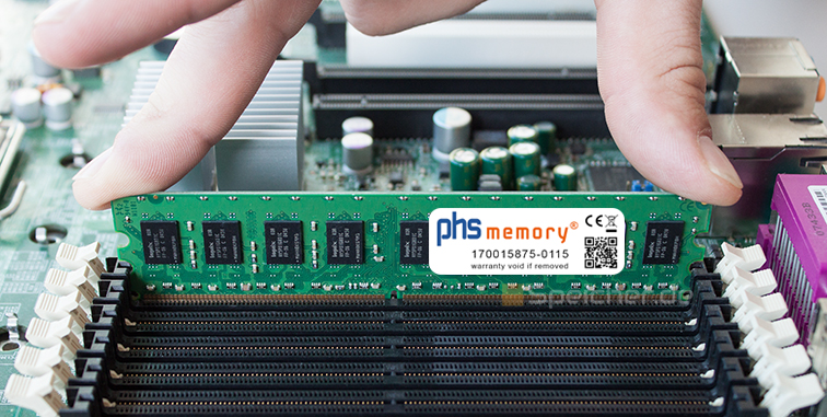 Long-DIMM RAM Arbeitsspeicher einbauen in Sockel des Mainboards 2