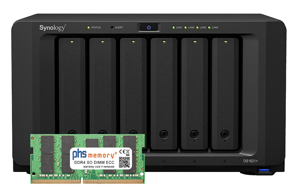 RAM expansion for Synology DS1621+