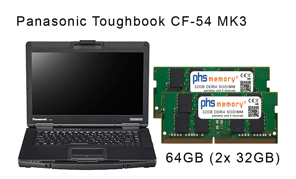 Panasonic Toughbook CF-54 MK3 Arbeitsspeicher aufrüsten