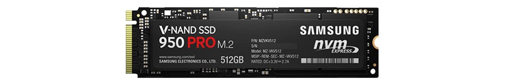 Samsung V-NAND SSD 950 PRO nvme
