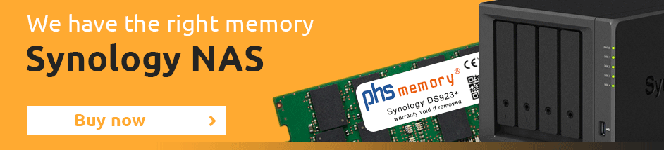 PHS-memory for Synology NAS system - Buy now