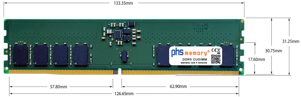 Abmessungen - Computer memory DDR5 288Pin cu 8 jpg