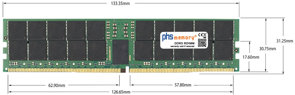 Abmessungen - Computer memory DDR5 288Pin r 20 jpg