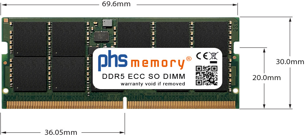 Abmessungen - Computer memory DDR5 262Pin se 10 jpg